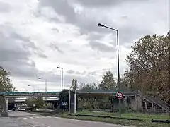 Pont-rail de la ligne Epernay-Reims 2021.