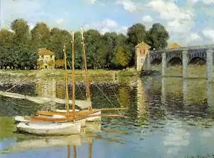 Le Pont d'Argenteuil, 1874, musée d'Orsay, Paris