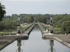 Le pont-canal de Briare.