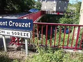 Prise d'eau de Pont-Crouzet