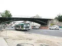 Quelques jours avant la destruction du pont de la ligne de Grande Ceinture.