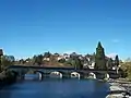 Pont de Gourdan-Polignan sur la Garonne reliant Montréjeau