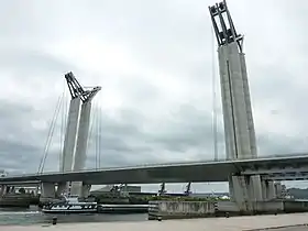 Pont Gustave-Flaubert à Rouen.