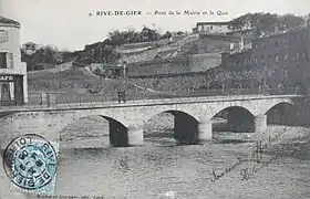 Pont Hôtel de Ville noir et blanc