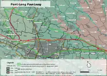 Carte topographique du Pont-Long