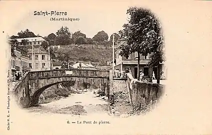 Le pont Roche en 1900
