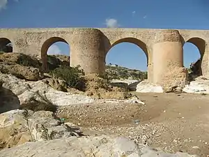 Pont romain à Sbeïtla.