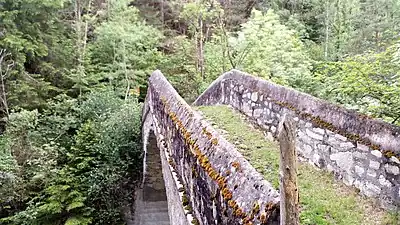 Le pont de Riva sur la Borgne.