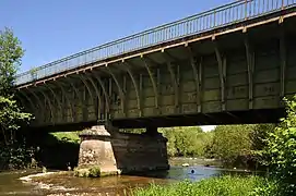 Le pont canal sur la Savoureuse.