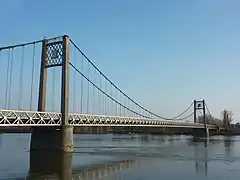 Le Pont d'Ancenis sur la Loire.
