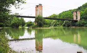 Pont de Bourret au-dessus de la Garonne