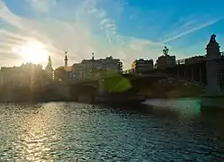 Le pont de Fragnée vu du quai Gloesener