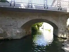 Le pont de Jessaint après les travaux de réfection