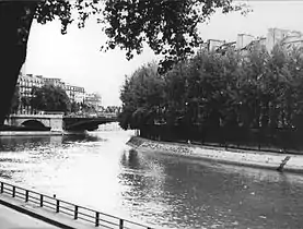 Partie nord du pont en 1981.