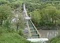 Le nouveau pont en construction (mai 2010).