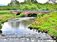 Pont de l'ex-RN 437 sur la Savoureuse