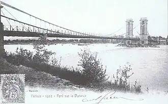 Pont de la Durance en 1900