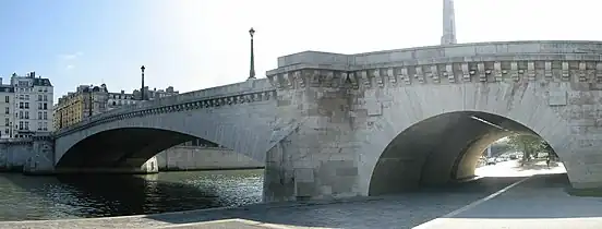 Détail des piles du pont.