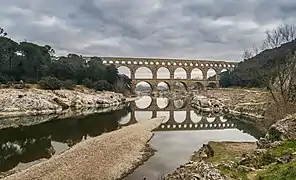 Le Pont du Gard (France), Ier siècle.