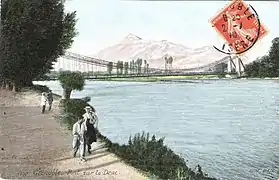 Le premier pont sur le Drac, construit en 1828.