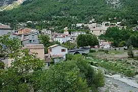 Pont entre Roquesteron et Roquestéron-Grasse.