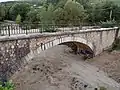 Draguignankm L’ancien pont sur la Nartuby, à sec, au lieu-dit pont d'Aups.