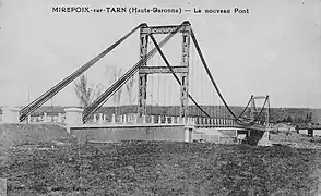 Le nouveau pont vers 1935.
