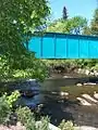 Pont de la piste cyclable au-dessus de la rivière Saint-Charles (Loretteville)