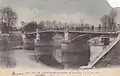 Le grand pont de Pontailler-sur-Saône en 1903.