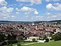 Vue sur Pontarlier depuis la chapelle.