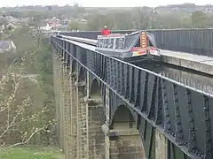 Le pont-canal de Pontcysyllte, au pays de Galles, le plus haut d'Europe.