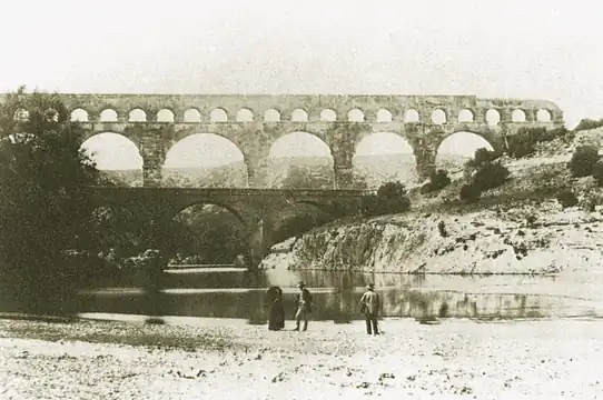 Édouard Baldus, Pont du Gard, ca. 1850