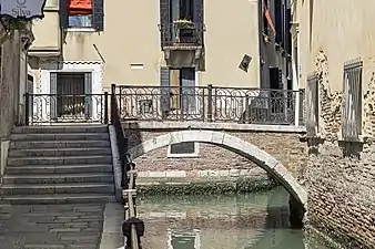 Pont Pasqualigo vu de la Fondamenta del Remedio