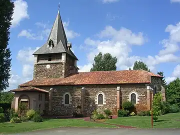 Église en garluche de Pontenx-les-Forges