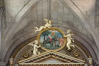 Détail du retable du maître-autel