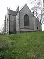 Chapelle de la Houssaye : vue extérieure d'ensemble.