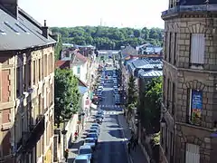 La rue Thiers de Pontoise