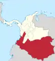 La province de Popayán en 1810.