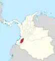 La Province de Popayán en 1855.