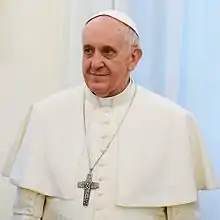 Le pape François.
