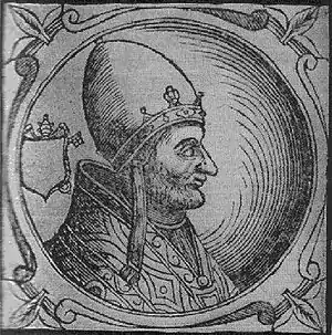 Portrait du pape Adrien IV