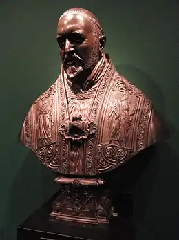 Buste de Paul V (1621-1622) par Le Bernin.