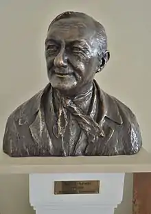 Buste de Tadeusz Fijewski au Théâtre Polski de Varsovie