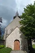 Porche d'entrée de l'église Notre-Dame.