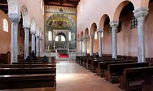 basilique Euphrasienne de Poreč, la nef