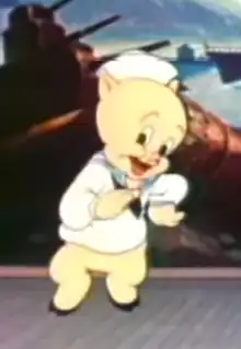 Porky Pig à l'époque des Looney Tunes Cartoons