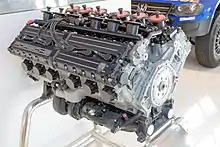 Photo du moteur V12 Porsche