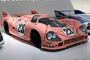 La Porsche 917/20 Pink Pig des 24 Heures du Mans 1971 (Porsche Museum).