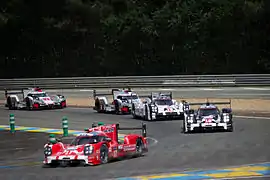 Trois Porsche et deux Audi aux 24 Heures 2015.