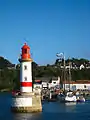 Le phare de Port-Tudy (île de Groix).